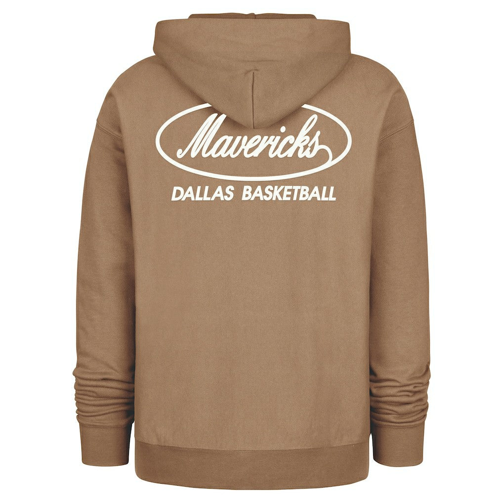 Dallas Mavericks '47 Triple Double Foundation Premium Hoodie Sweatshirt Khaki - NBA