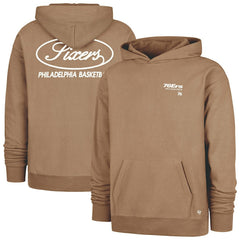 Philadelphia 76ers '47 Triple Double Foundation Premium Hoodie Sweatshirt Khaki - NBA