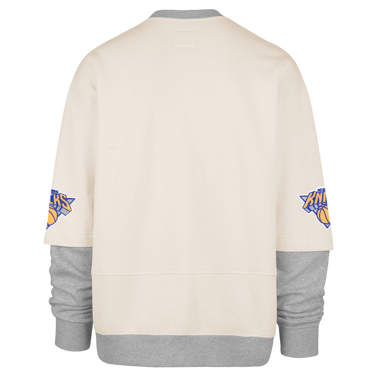New York Knicks '47 Crossover Collection Trifecta Double Layered Fleece Sweatshirt Cream - NBA
