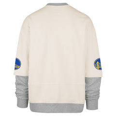 Golden State Warriors '47 Crossover Collection Trifecta Double Layered Fleece Sweatshirt Cream - NBA