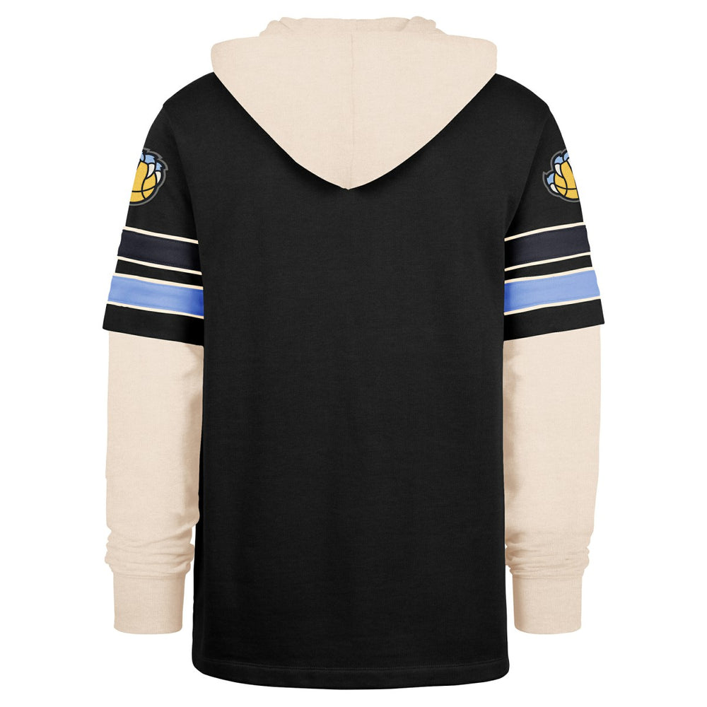 Memphis Grizzlies '47 Split Zone Cornerback Duo Hoodie Black - NBA