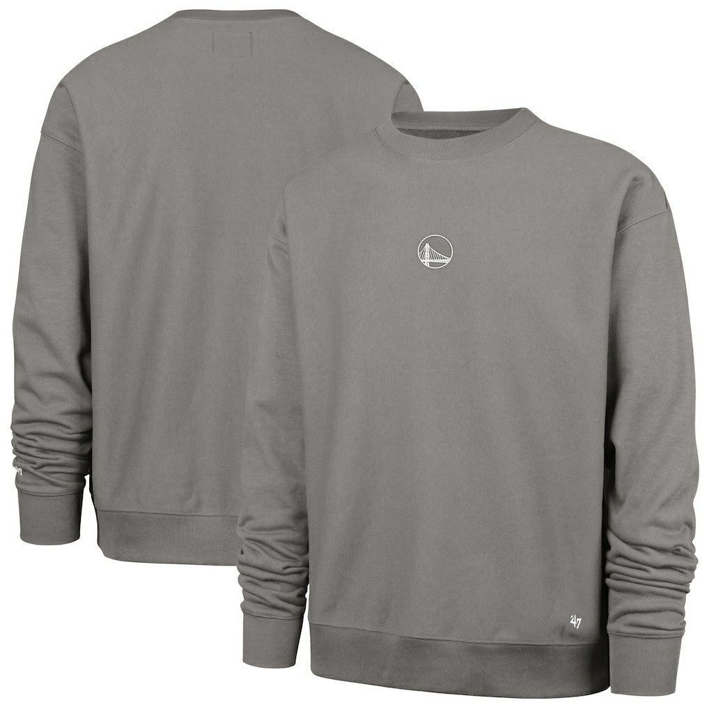 Golden State Warriors '47 Offside Foundation Crew Neck Sweatshirt Gray - NBA
