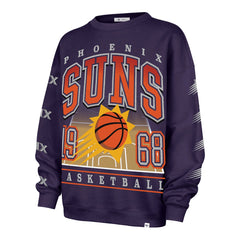 Phoenix Suns '47 Women's Go Big Oversized Sweatshirt Purple - NBA