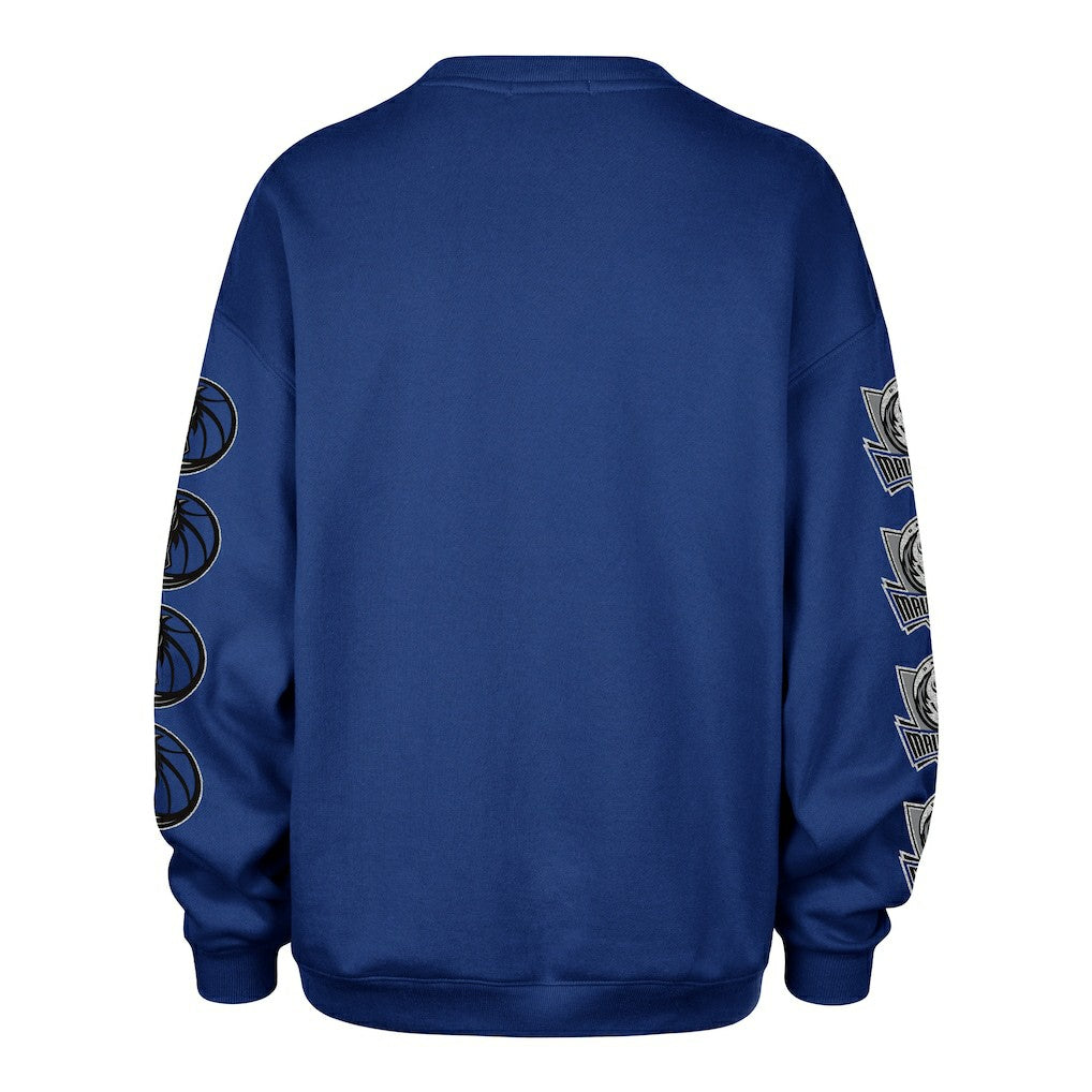 Dallas Mavericks '47 Women's Go Big Oversized Sweatshirt Blue - NBA