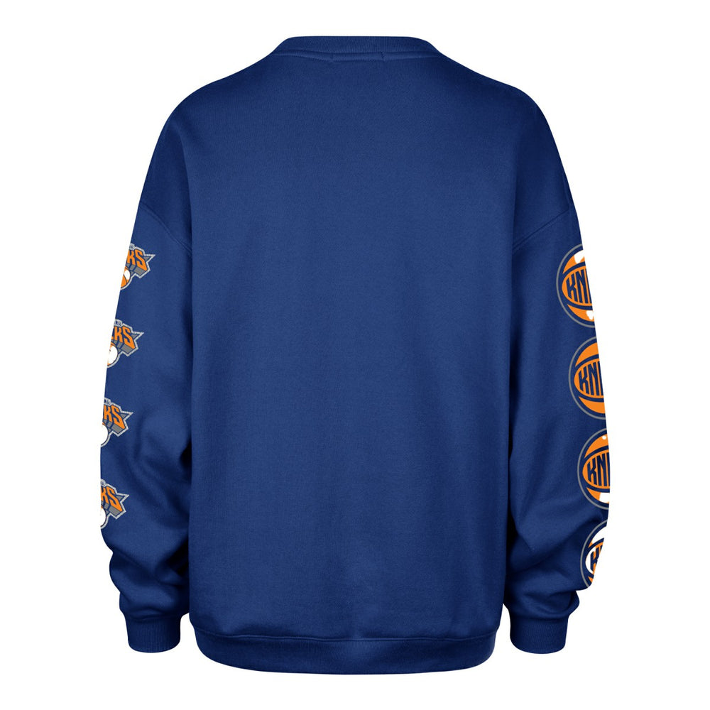New York Knicks '47 Women's Go Big Oversized Sweatshirt Blue - NBA
