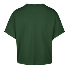 Milwaukee Bucks '47 Women's Elation Oversized Notch Neck T-Shirt Hunter Green - NBA
