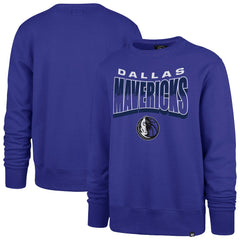 Dallas Mavericks '47 Unisex Brush By Headline Crewneck Sweatshirt Blue - NBA