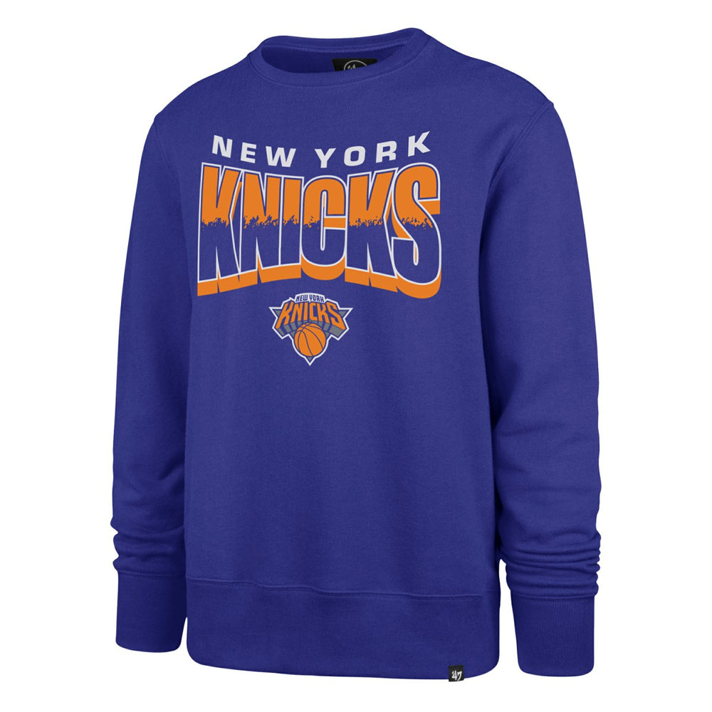 New York Knicks '47 Unisex Brush By Headline Crewneck Sweatshirt Blue - NBA