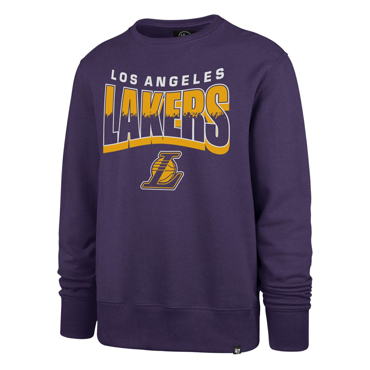 Los Angeles Lakers '47 Unisex Brush By Headline Crewneck Sweatshirt Purple - NBA