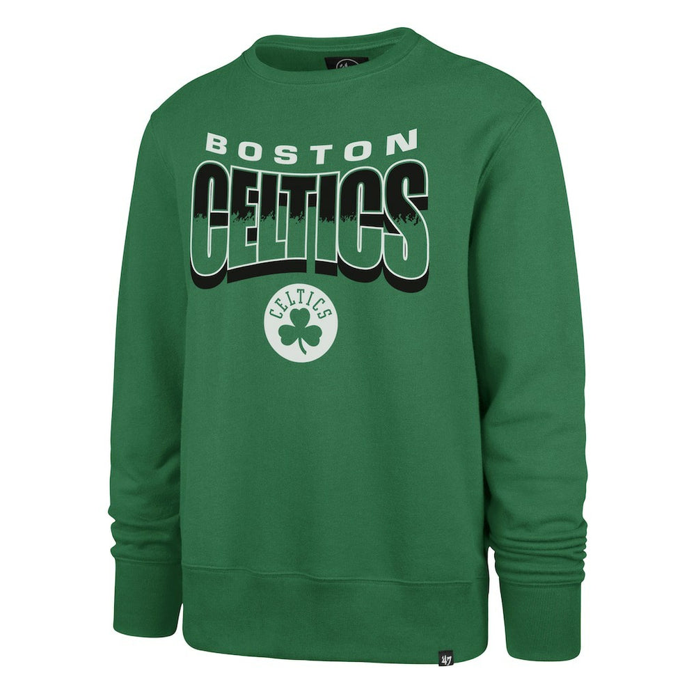 Boston Celtics '47 Unisex Brush By Headline Crewneck Sweatshirt Kelly Green - NBA