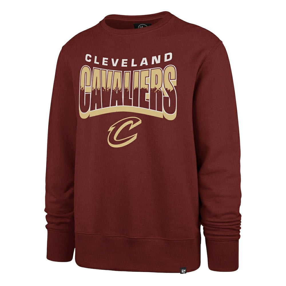 Cleveland Cavaliers '47 Unisex Brush By Headline Crewneck Sweatshirt Wine - NBA