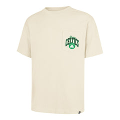 Boston Celtics '47 Unisex Crossover Collection Foundation Pocket T-Shirt Cream - NBA