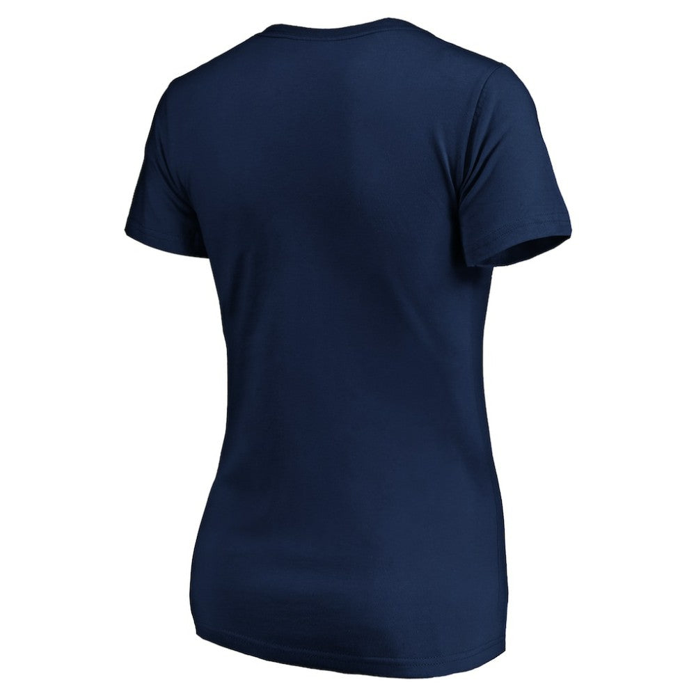Houston Astros Profile Women's Plus Size Wordmark V-Neck T-Shirt - MLB