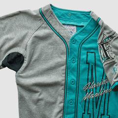 Miami Marlins Starter 90s Full Button Top - MLB