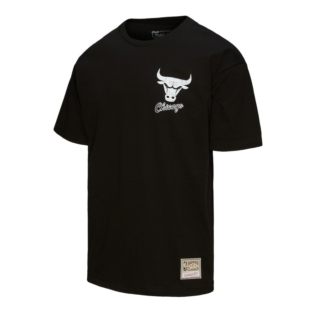 Chicago Bulls Hardwood Classics Overlap T-Shirt Black - NBA