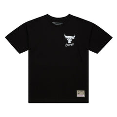 Chicago Bulls Hardwood Classics Overlap T-Shirt Black - NBA