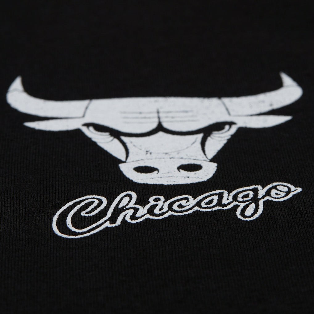 Chicago Bulls Hardwood Classics Overlap T-Shirt Black - NBA