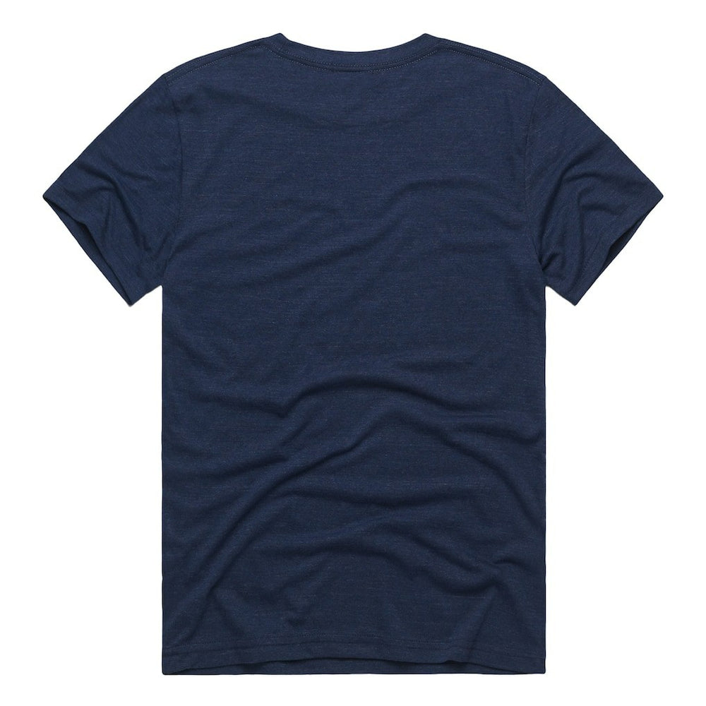 Emmitt Smith Dallas Cowboys Homage Unisex NFL Topps Trading Card Tri-Blend T-Shirt Navy | NFL