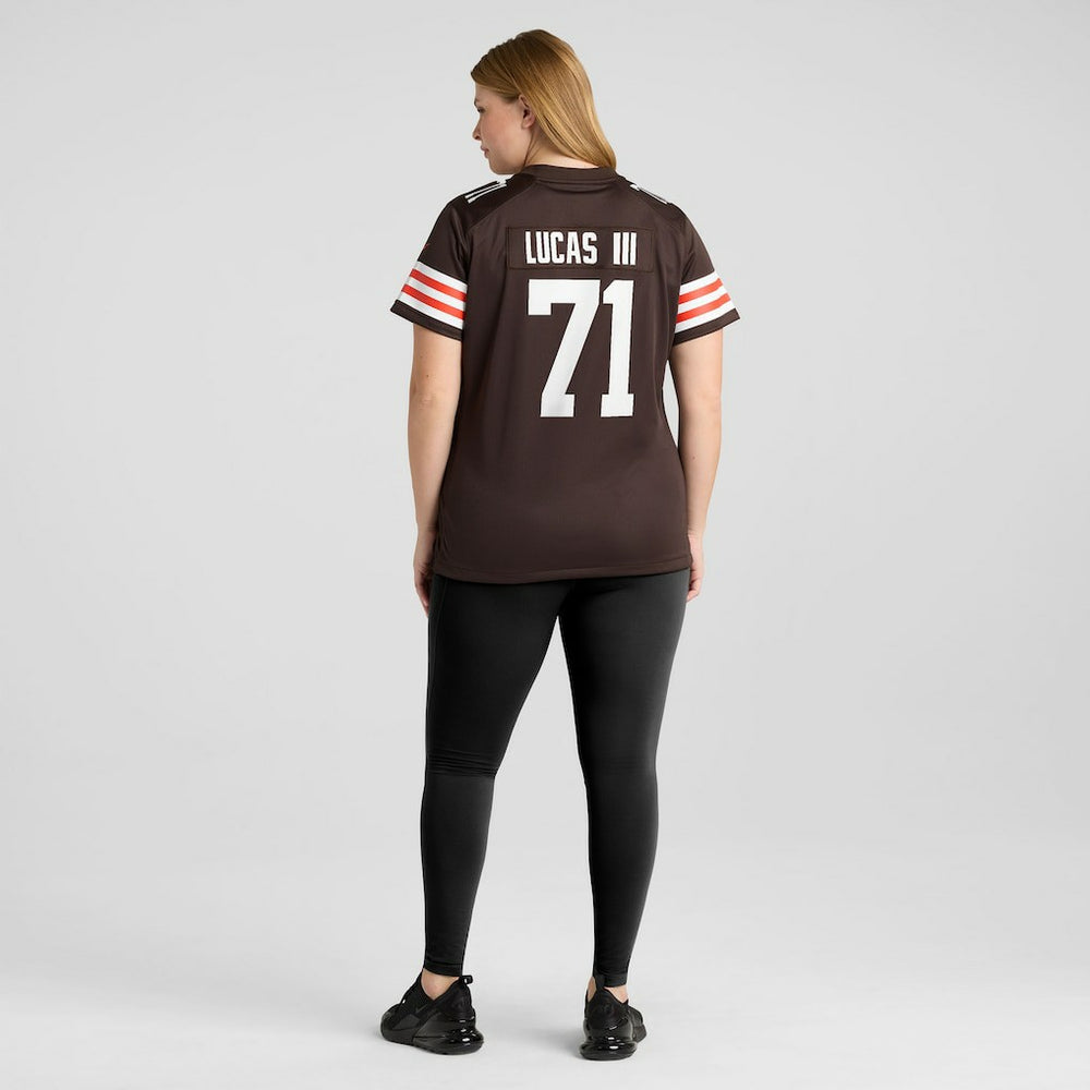 Cornelius Lucas Cleveland Browns Women's Team Game Jersey Brown | Nike for Sale