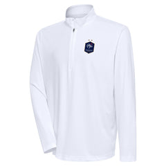 France National Team Antigua Statement Quarter-Zip Pullover White - FIFA World CUP