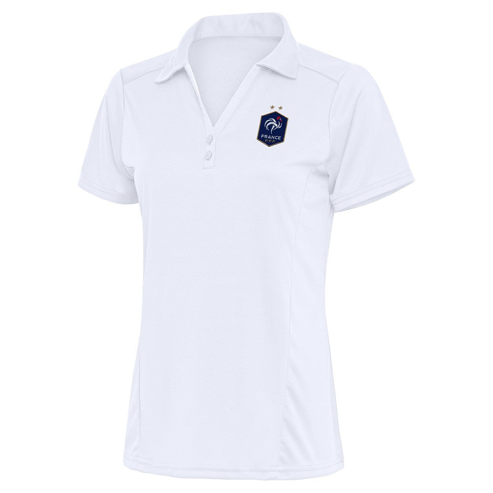 France National Team Antigua Women's Statement Polo White - FIFA World CUP