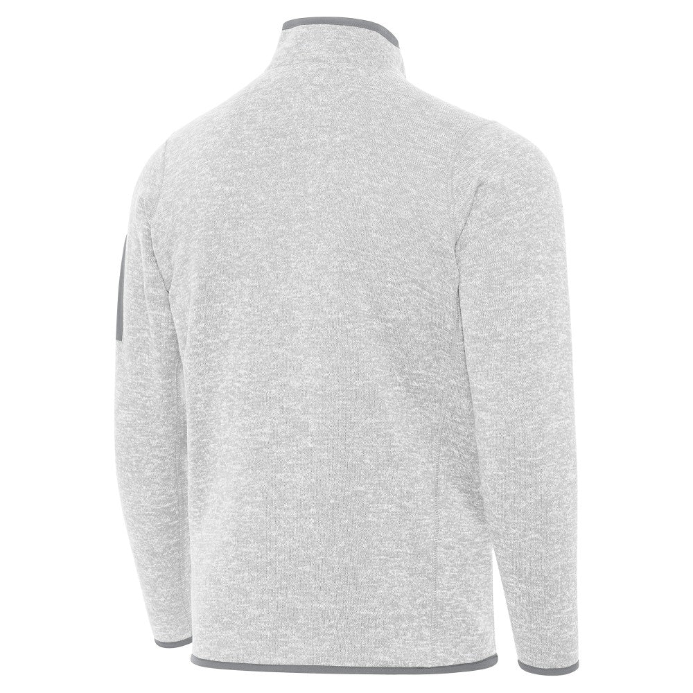 France National Team Antigua Elevate Quarter-Zip Pullover Heather Gray - FIFA World CUP
