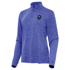 France National Team Antigua Women's Master Quarter-Zip Pullover Heather Royal - FIFA World CUP