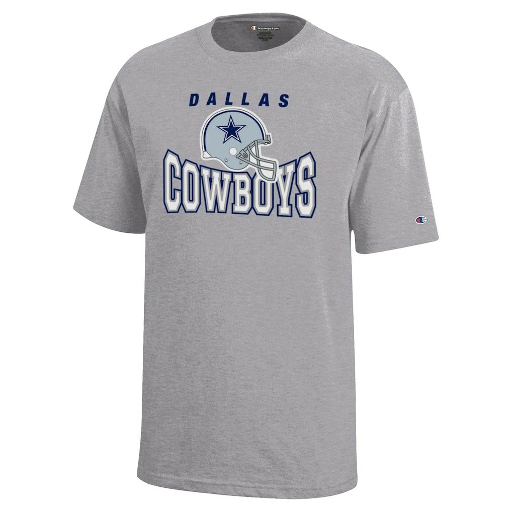 Dallas Cowboys Champion Youth Graphic T-Shirt Gray | NFL