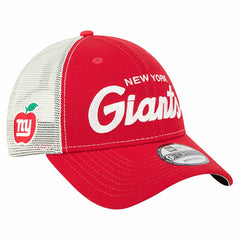 New York Giants New Era Apple Trucker 9FORTY Adjustable Hat Red | NFL