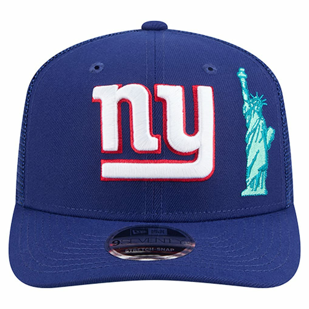 New York Giants New Era Liberty 9SEVENTY Adjustable Trucker Hat Royal | NFL