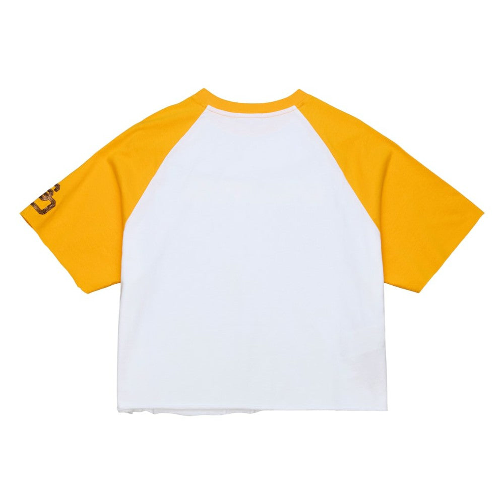 San Diego Padres Mitchell & Ness Women's Cropped Raglan Boxy T-Shirt - MLB