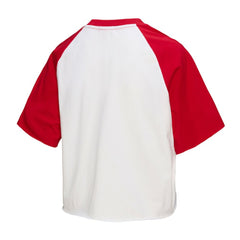 Philadelphia Phillies Mitchell & Ness Women's Cropped Raglan Boxy T-Shirt - MLB