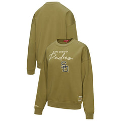San Diego Padres Mitchell & Ness Women's Oversized Crewneck Sweatshirt - MLB