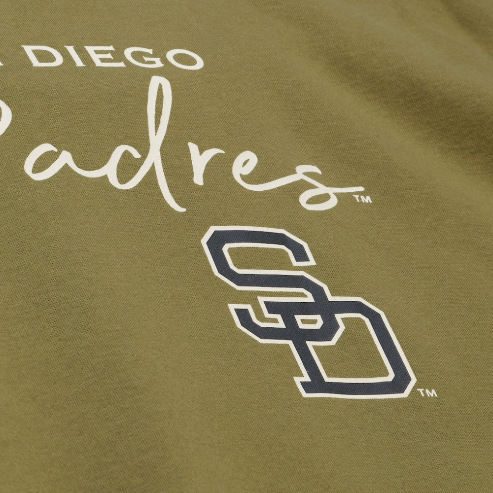 San Diego Padres Mitchell & Ness Women's Oversized Crewneck Sweatshirt - MLB