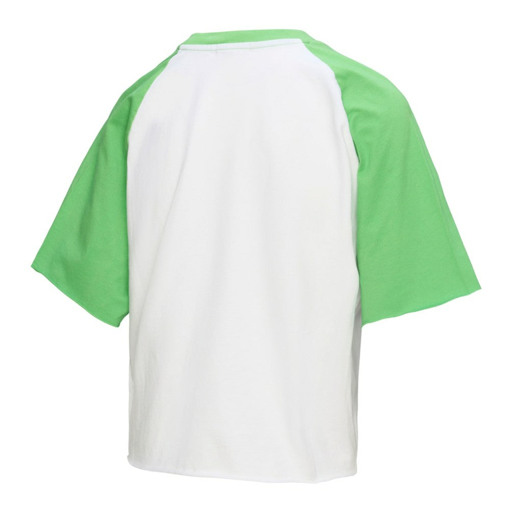 Philadelphia Phillies Mitchell & Ness Women's Cropped Raglan Mascot Boxy T-Shirt - MLB