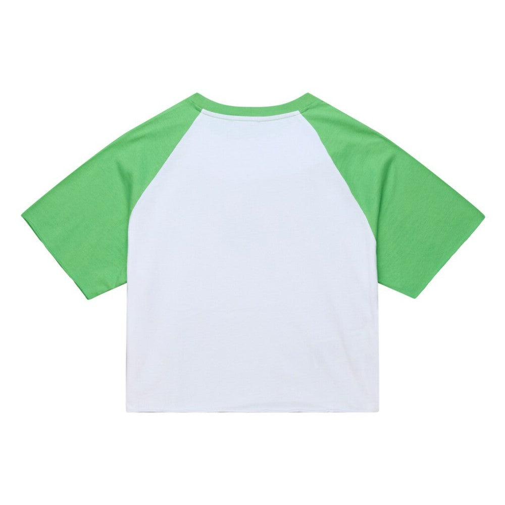 Philadelphia Phillies Mitchell & Ness Women's Cropped Raglan Mascot Boxy T-Shirt - MLB