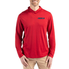 San Francisco 49ers Cutter & Buck Americana Coastline Epic Comfort Eco Recycled Long Sleeve Hoodie T-Shirt Red | NFL