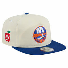 New York Islanders New Era Golfer Adjustable Hat - Cream - NHL
