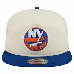 New York Islanders New Era Golfer Adjustable Hat - Cream - NHL