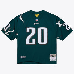 Brian Dawkins Philadelphia Eagles x Golf Wang Unisex 1996 Legacy Fashion Jersey Midnight Green | Mitchell & Ness