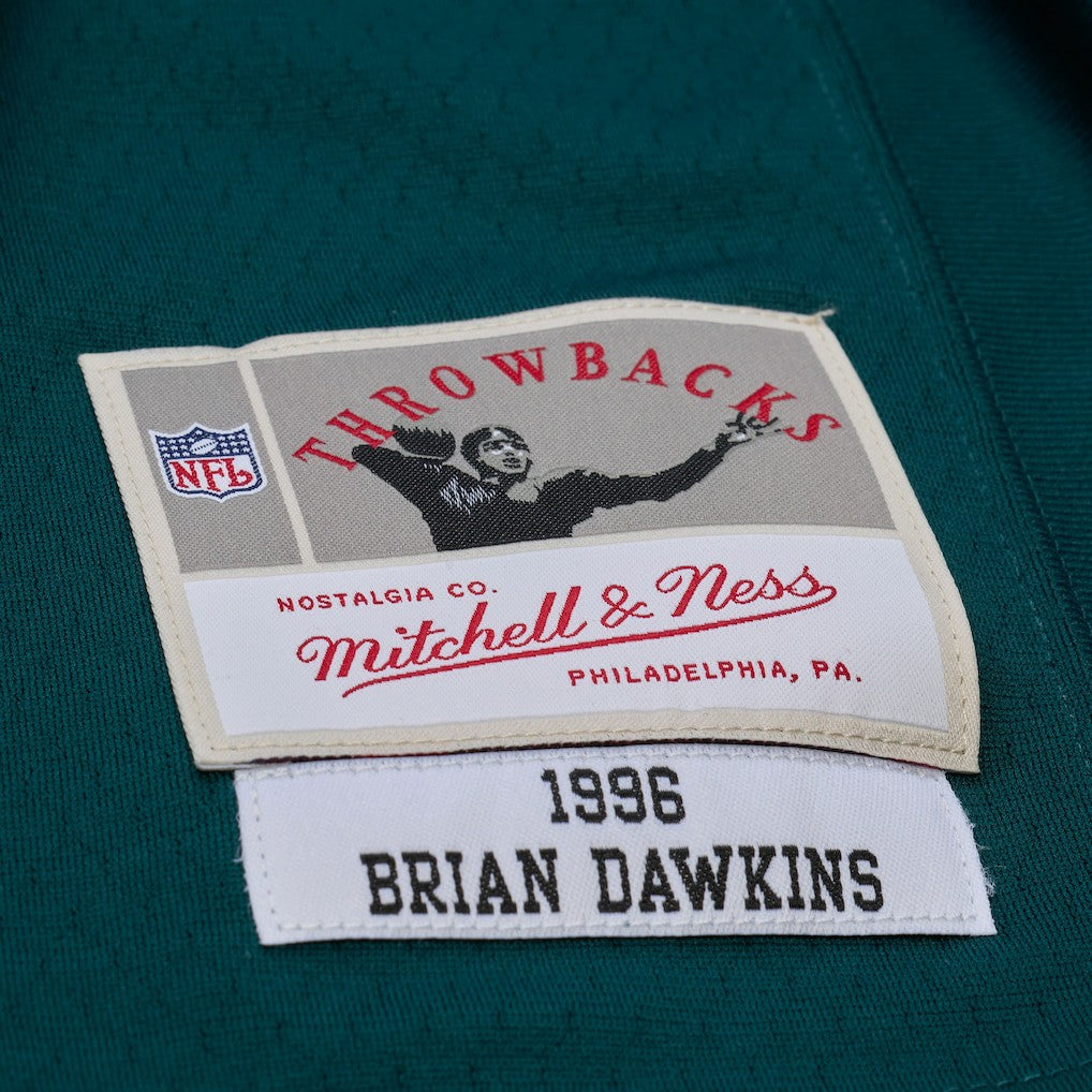 Brian Dawkins Philadelphia Eagles x Golf Wang Unisex 1996 Legacy Fashion Jersey Midnight Green | Mitchell & Ness