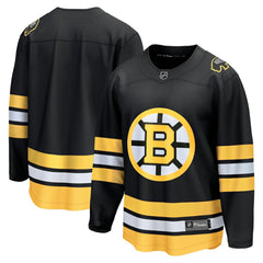 Boston Bruins Fanatics Anniversary Home Breakaway Jersey - Black - NHL