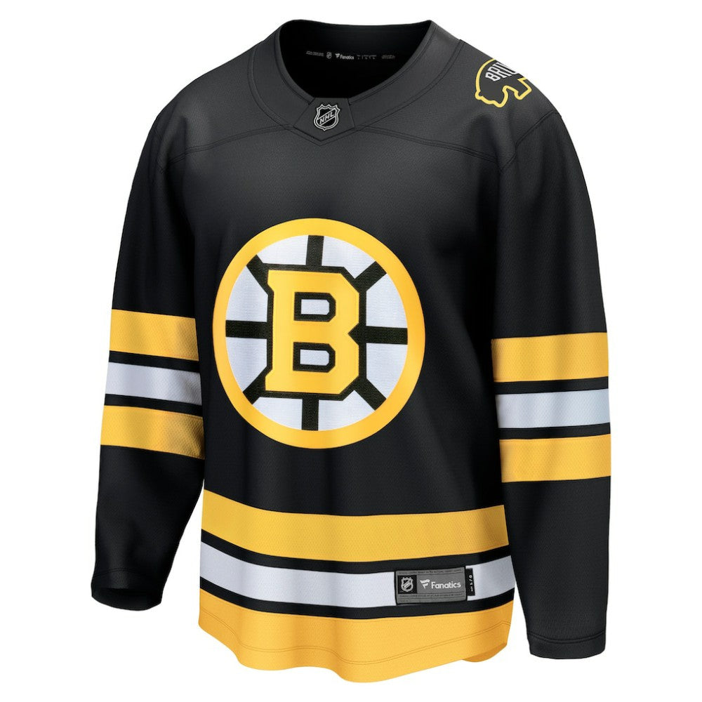 Boston Bruins Fanatics Anniversary Home Breakaway Jersey - Black - NHL
