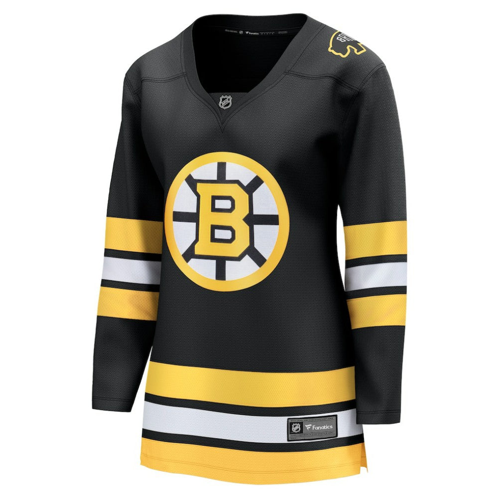 Boston Bruins Fanatics Women's Anniversary Home Breakaway Jersey - Black - NHL