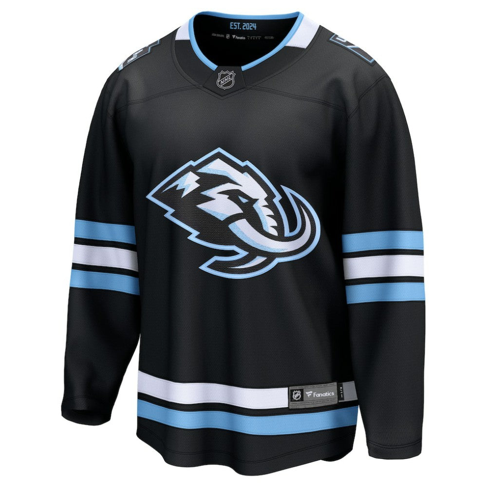 Utah Mammoth Fanatics Home Breakaway Jersey - Black - NHL