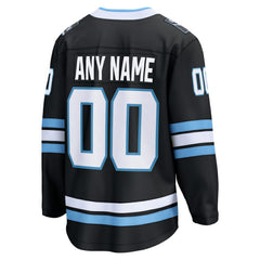 Utah Mammoth Fanatics Home Breakaway Custom Jersey - Black - NHL