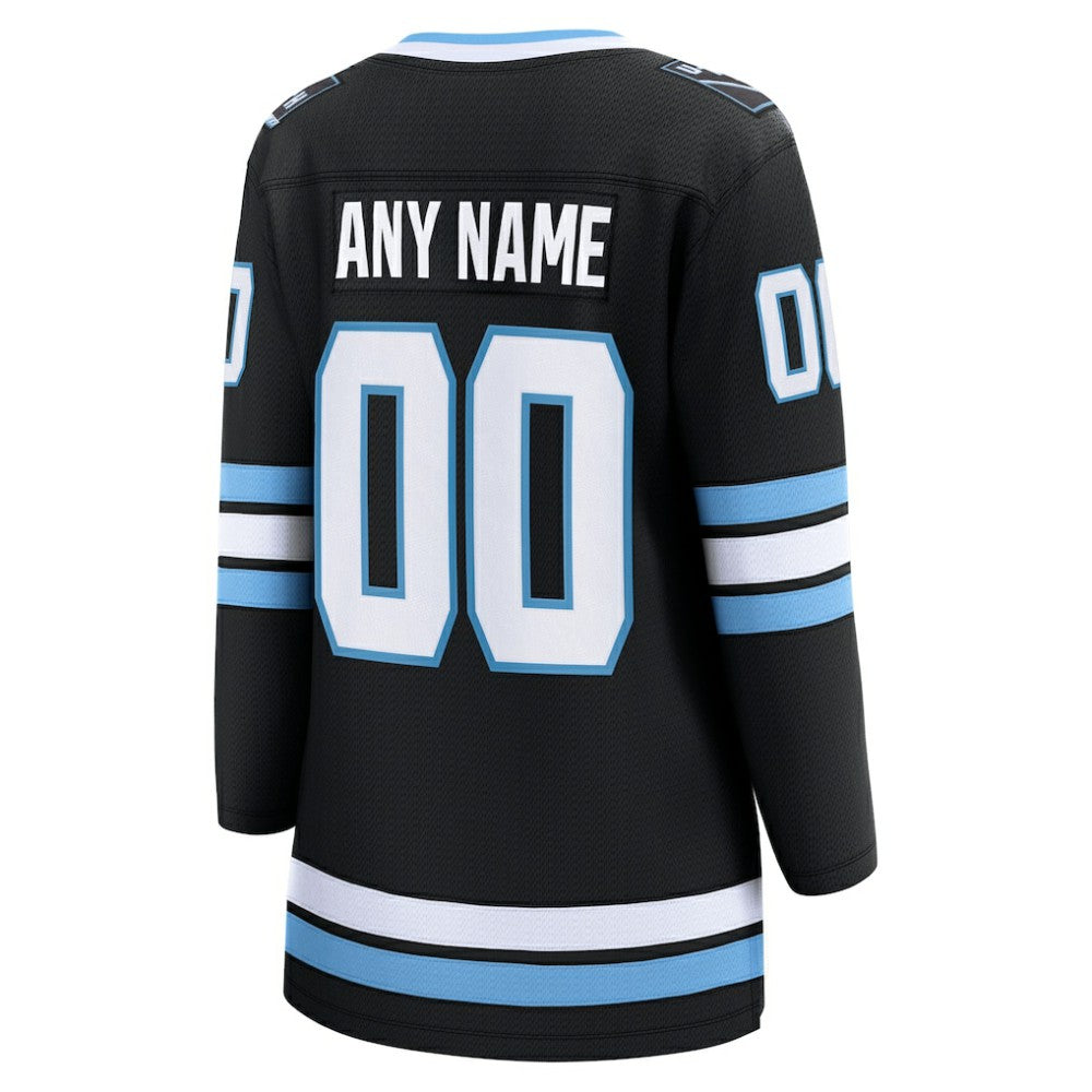 Utah Mammoth Fanatics Women's Home Breakaway Custom Jersey - Black - NHL