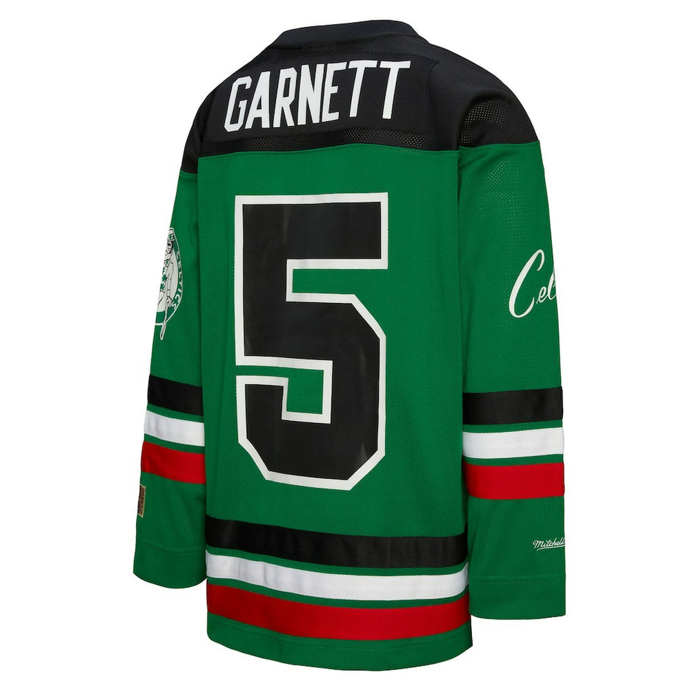 Kevin Garnett Boston Celtics Unisex Maxxed Out Fashion Hockey Jersey Kelly Green - NBA