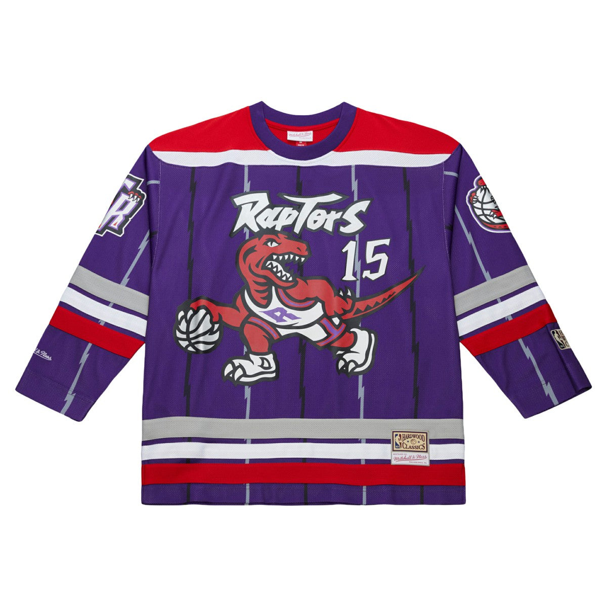 Vince Carter Toronto Raptors Unisex Maxxed Out Fashion Hockey Jersey Purple - NBA