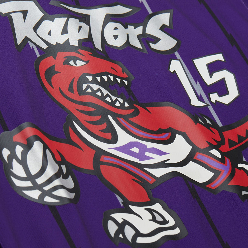 Vince Carter Toronto Raptors Unisex Maxxed Out Fashion Hockey Jersey Purple - NBA